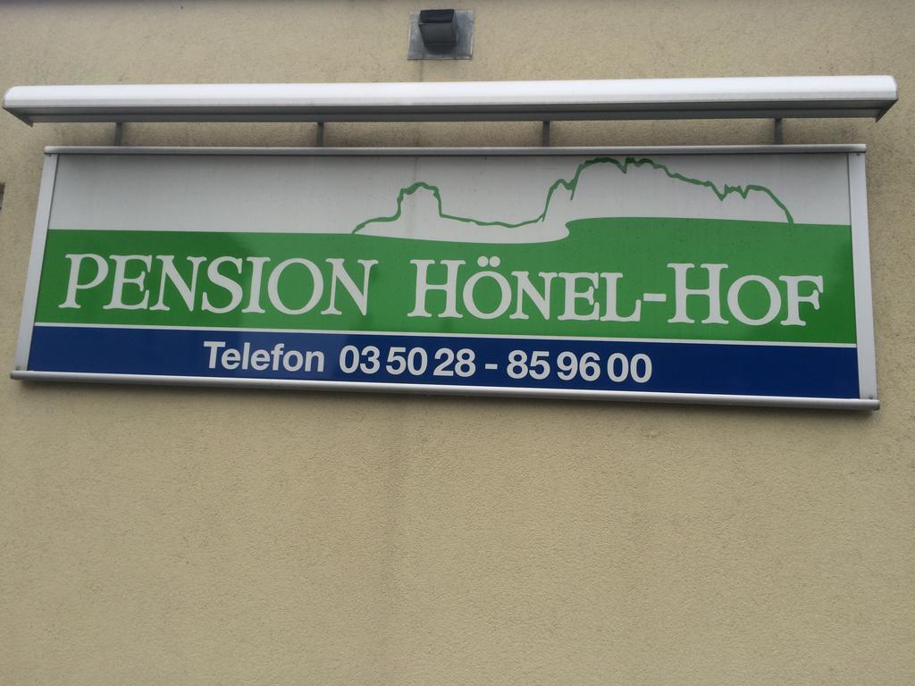 Pension Hoenel-Hof Bad Schandau Exteriör bild