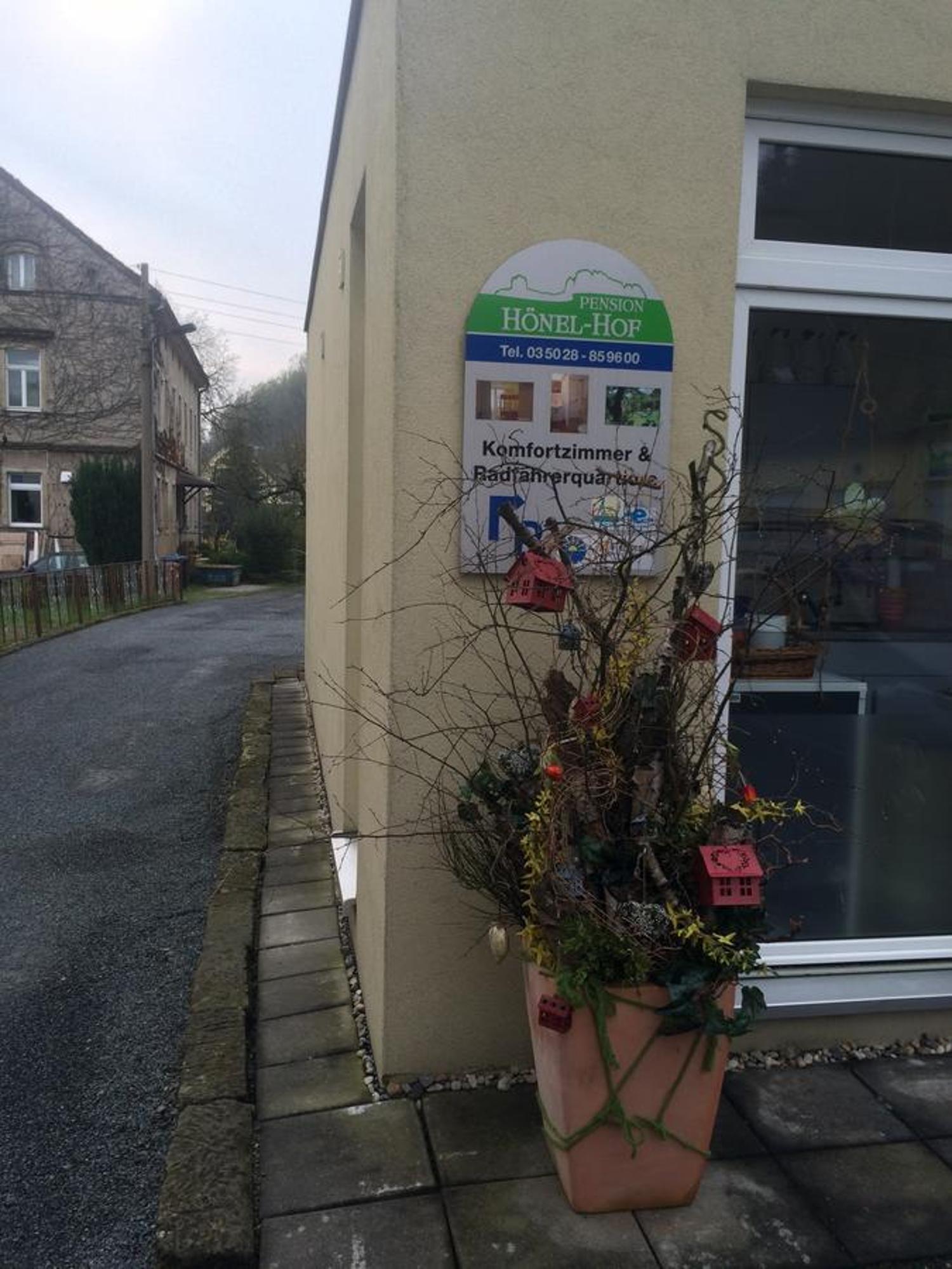 Pension Hoenel-Hof Bad Schandau Exteriör bild